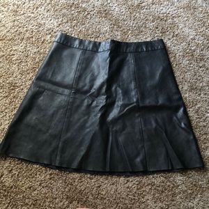 Hollister leather miniskirt